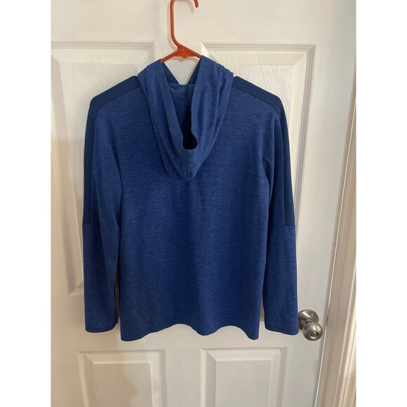 Reebok Boys 24/7 Jersey Hoodie Size L (12-14) Blue - Picture 3 of 5